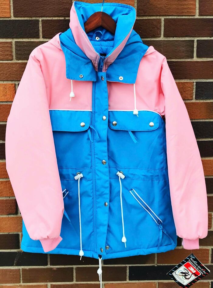 Vintage 1988 Vaporwave Ski Jacket - New With Tags