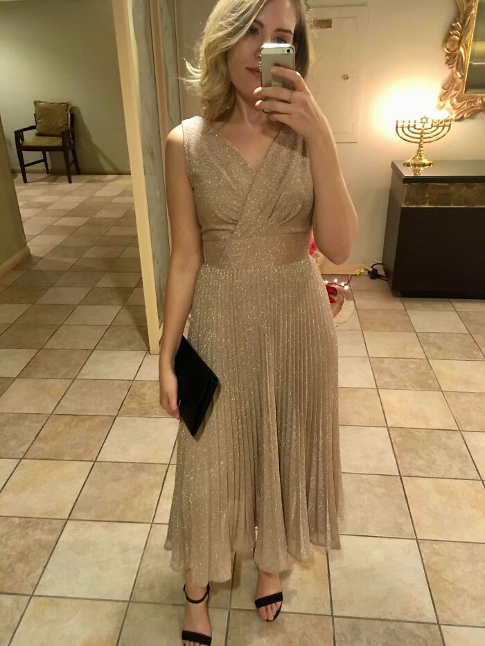 Went To A Vintage Shop For The First Time Last Week. Found This 1960s Dress For Nye And Couldn’t Leave It Behind