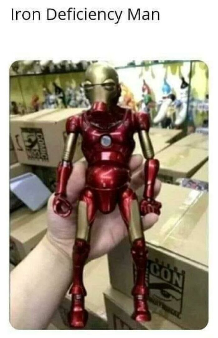 Iron Deficiency Man