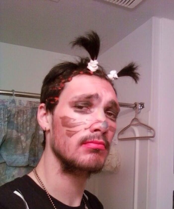 We Also Have "Daddy Make-Up" Day At My House