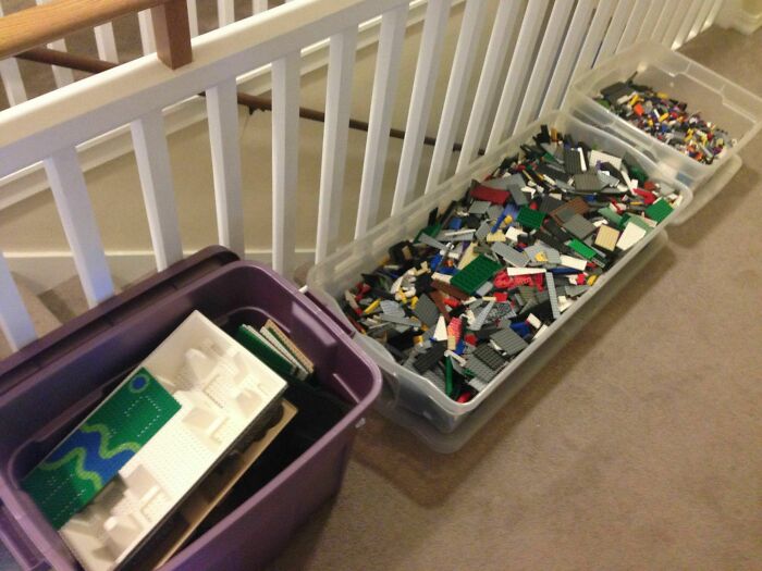 A Family Friend Is Bringing His Kids Over Christmas Eve, So I Pulled Out My Old LEGO Collection. Can't Wait To See Their Faces