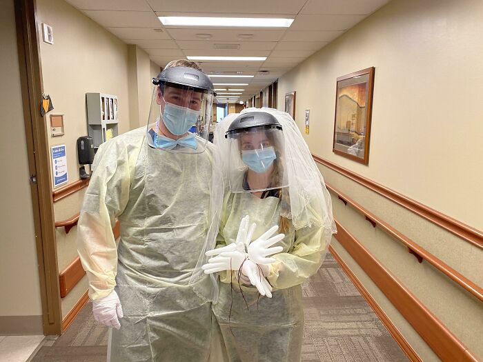 Had To Postpone Our Wedding Due To Covid. So Work Decided To Throw Us One