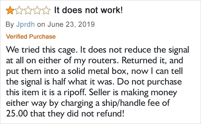 Amazon Sellers Are Ripping Off Conspiracy Theorists With These 5G 'Blockers' For $90, And The Internet Can't Stop Making Fun Of Them