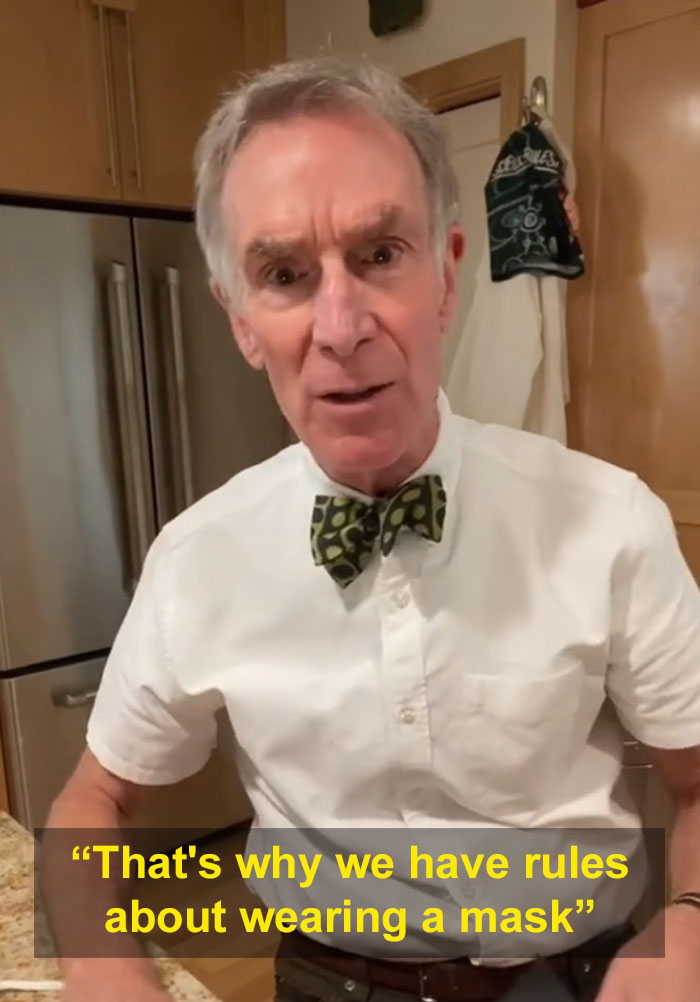 Bill Nye Perfectly Shuts Down Anti-Maskers' Fake Science On Why Masks Don't Work