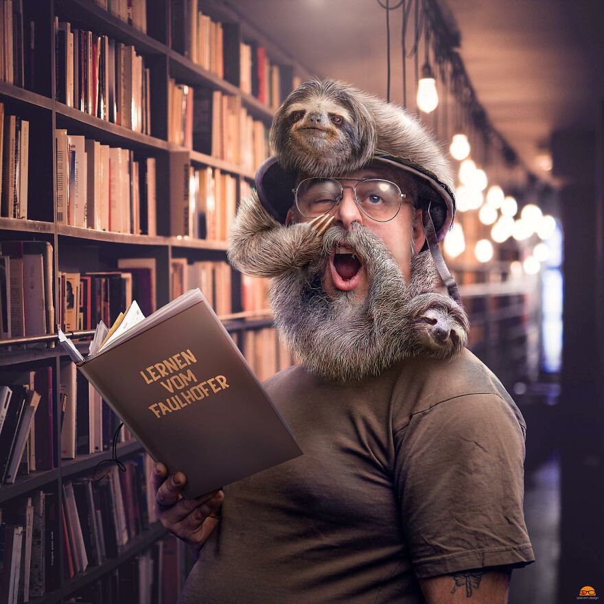 Digital Artist Makes Amazing Image Edits Using Animals, Fruits And Vegetables (120 Pics)