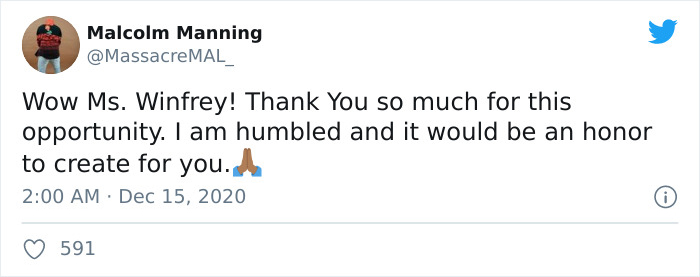 Oprah Hires A Photographer That Was Struggling After Seeing His Works On Twitter