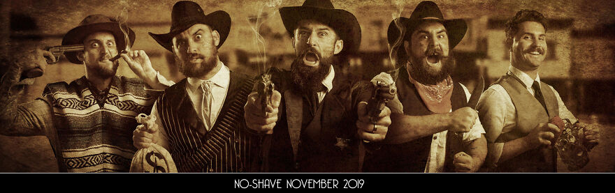 Every Year, This Group Of Friends Do Themed “No Shave November” Pictures Every Year, This Group Of Friends Do Themed “No Shave November” Pictures