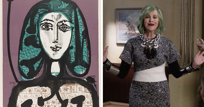 The Woman With The Green Hair (Picasso, 1949)