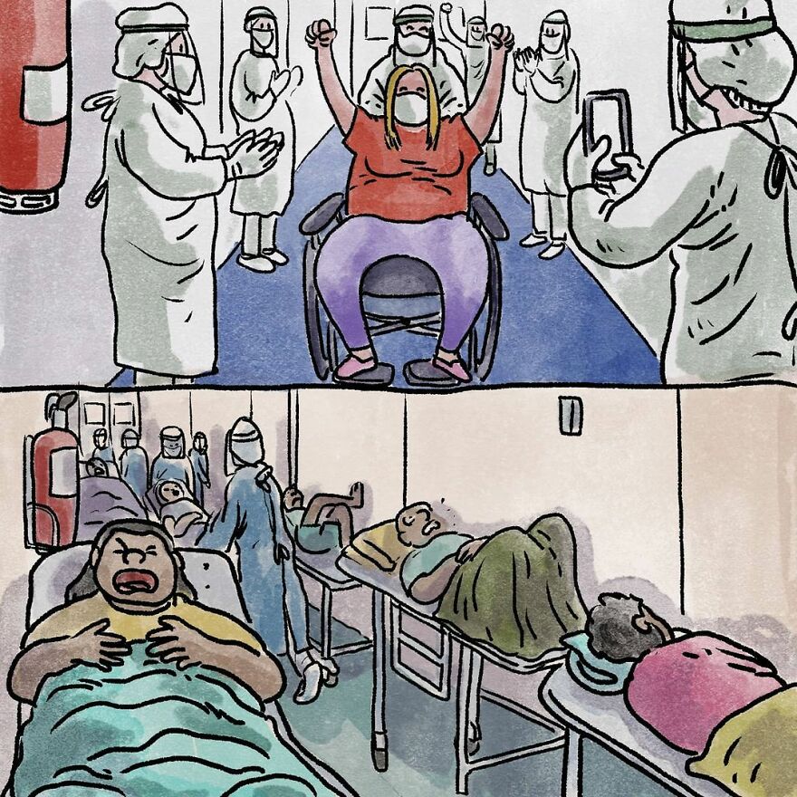 Brazilian Artist Creates Heartbreaking Comics Without Using A Single Word Brazilian Artist Creates Heartbreaking Comics Without Using A Single Word