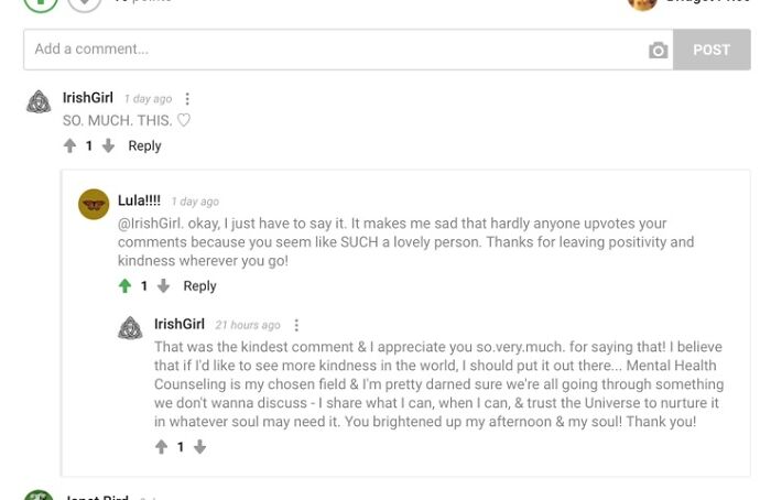 Going Out Of Their Way To Leave A Kind Comment ♡ #kindnesscounts