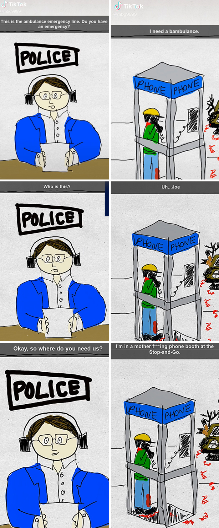 Person 'Collects' Absurd 911 Phone Calls, Starts Animating The Best Ones Person 'Collects' Absurd 911 Phone Calls, Starts Animating The Best Ones