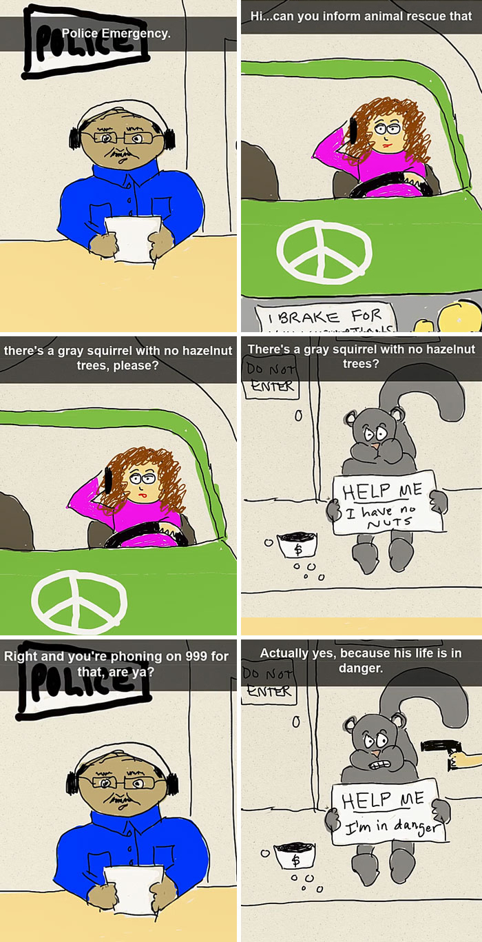 Person 'Collects' Absurd 911 Phone Calls, Starts Animating The Best Ones Person 'Collects' Absurd 911 Phone Calls, Starts Animating The Best Ones