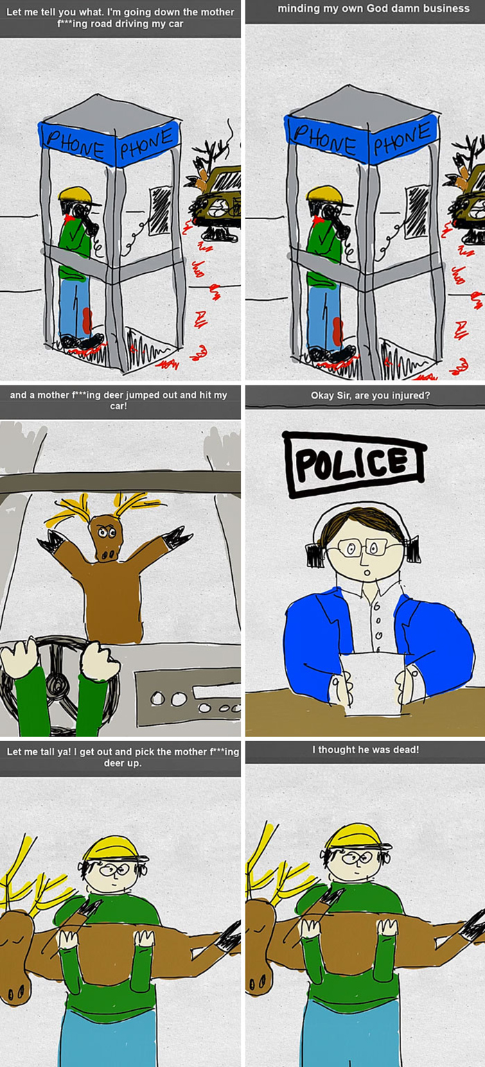 Person 'Collects' Absurd 911 Phone Calls, Starts Animating The Best Ones Person 'Collects' Absurd 911 Phone Calls, Starts Animating The Best Ones