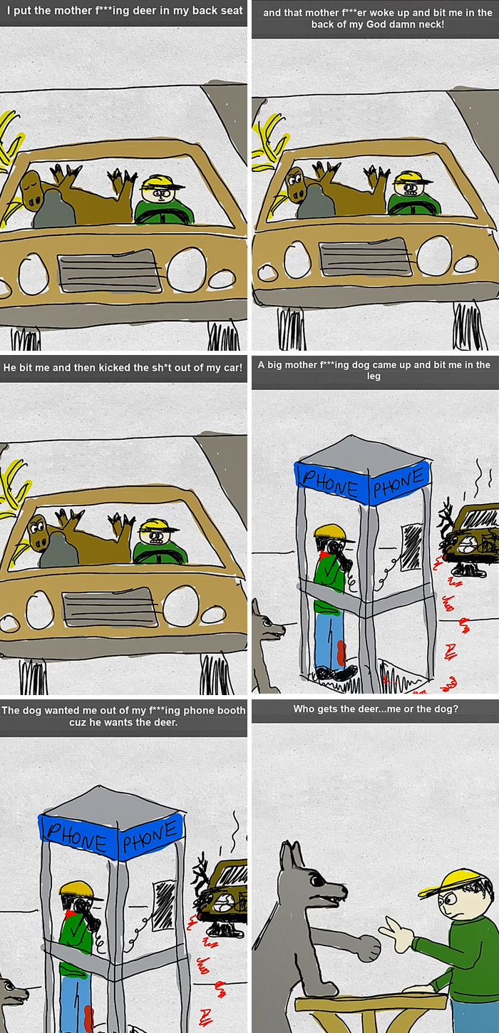 Person 'Collects' Absurd 911 Phone Calls, Starts Animating The Best Ones Person 'Collects' Absurd 911 Phone Calls, Starts Animating The Best Ones