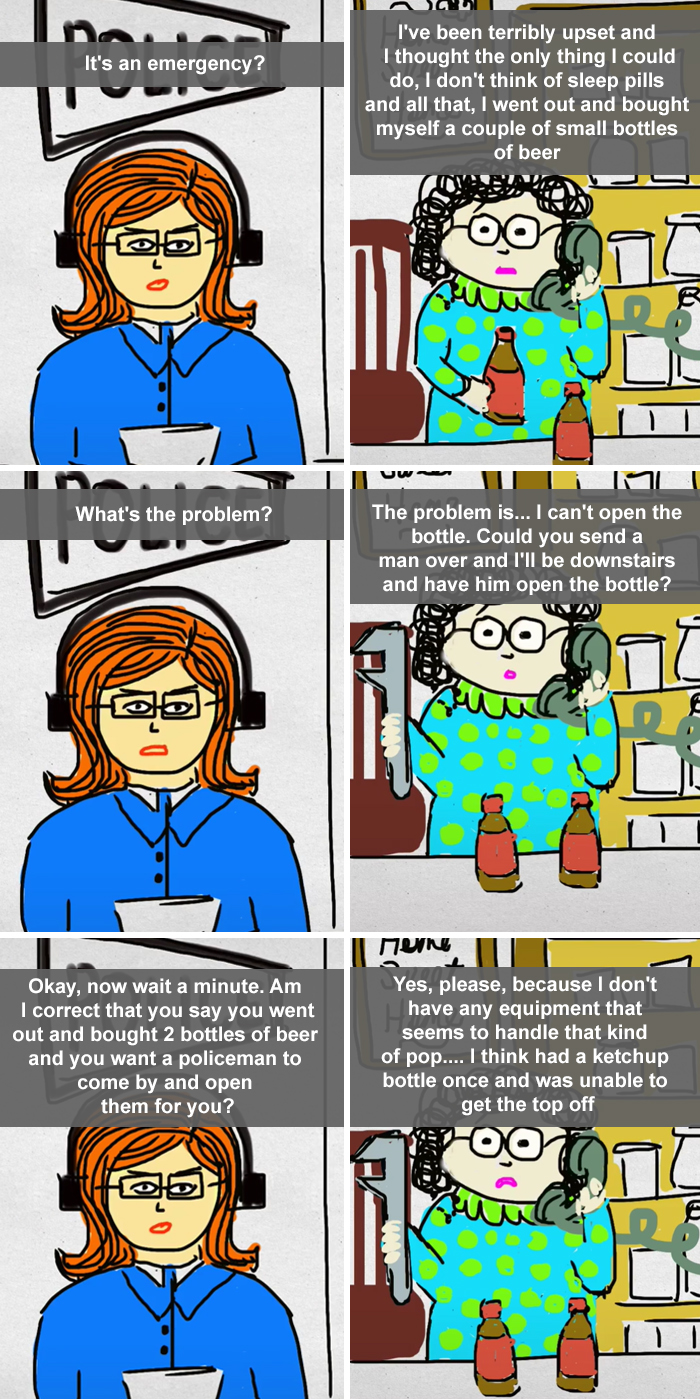 Person 'Collects' Absurd 911 Phone Calls, Starts Animating The Best Ones