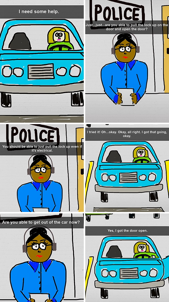 Person 'Collects' Absurd 911 Phone Calls, Starts Animating The Best Ones