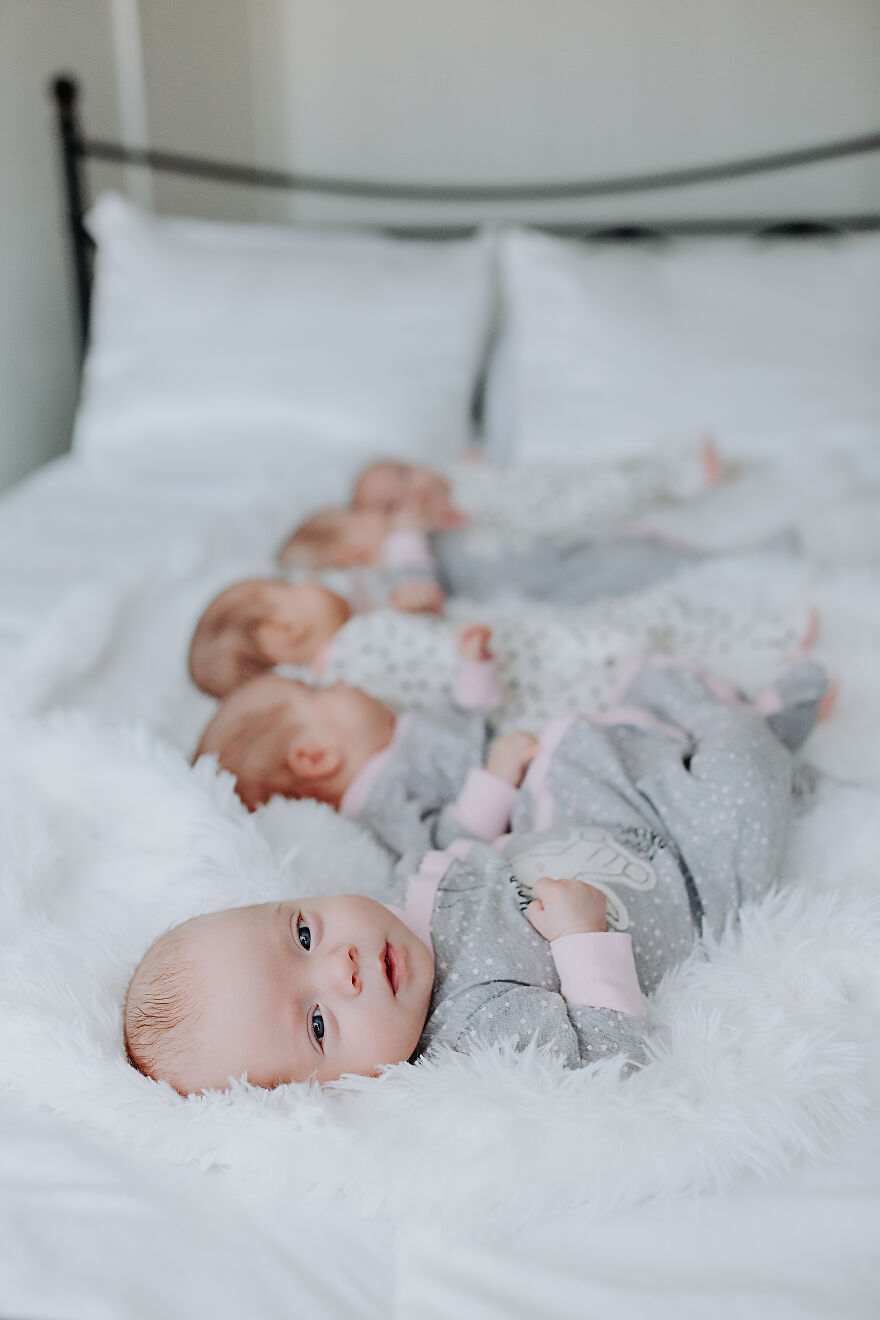 Second Set Of All Girl Quints In The Us Have First Photoshoot!