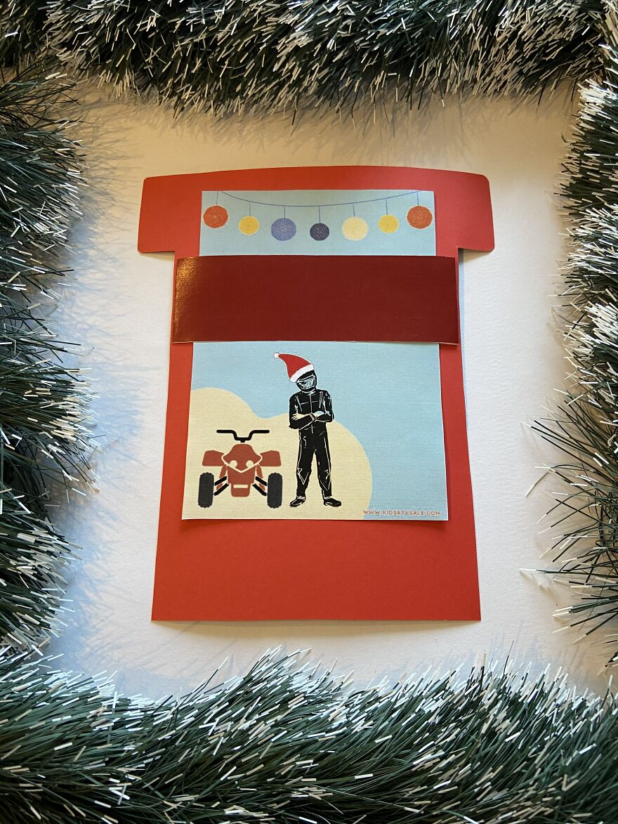 I Made A Christmas Card To Surprise Little Atv Riders I Made A Christmas Card To Surprise Little Atv Riders