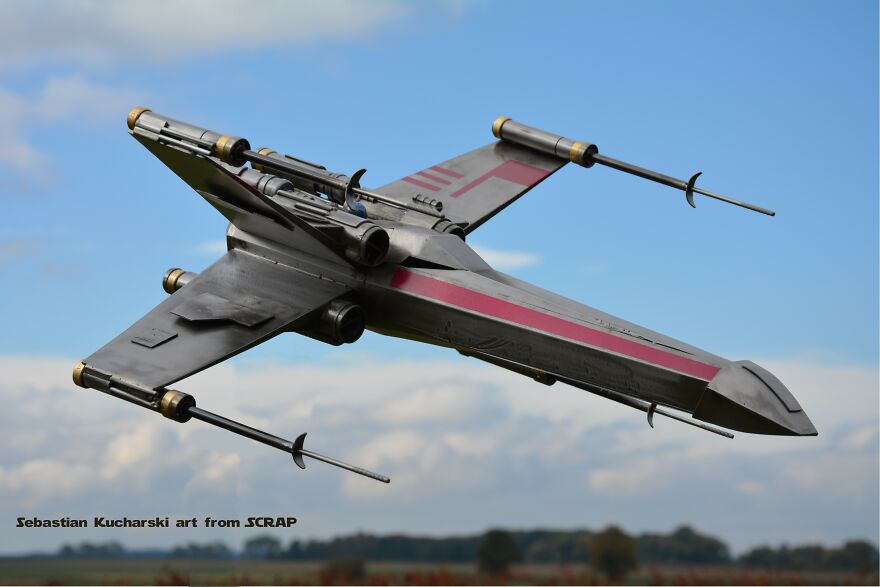 Amazing Metal Sculptures Of Chappie And Other Heroes Inspired By Movie Characters (40 Pics)