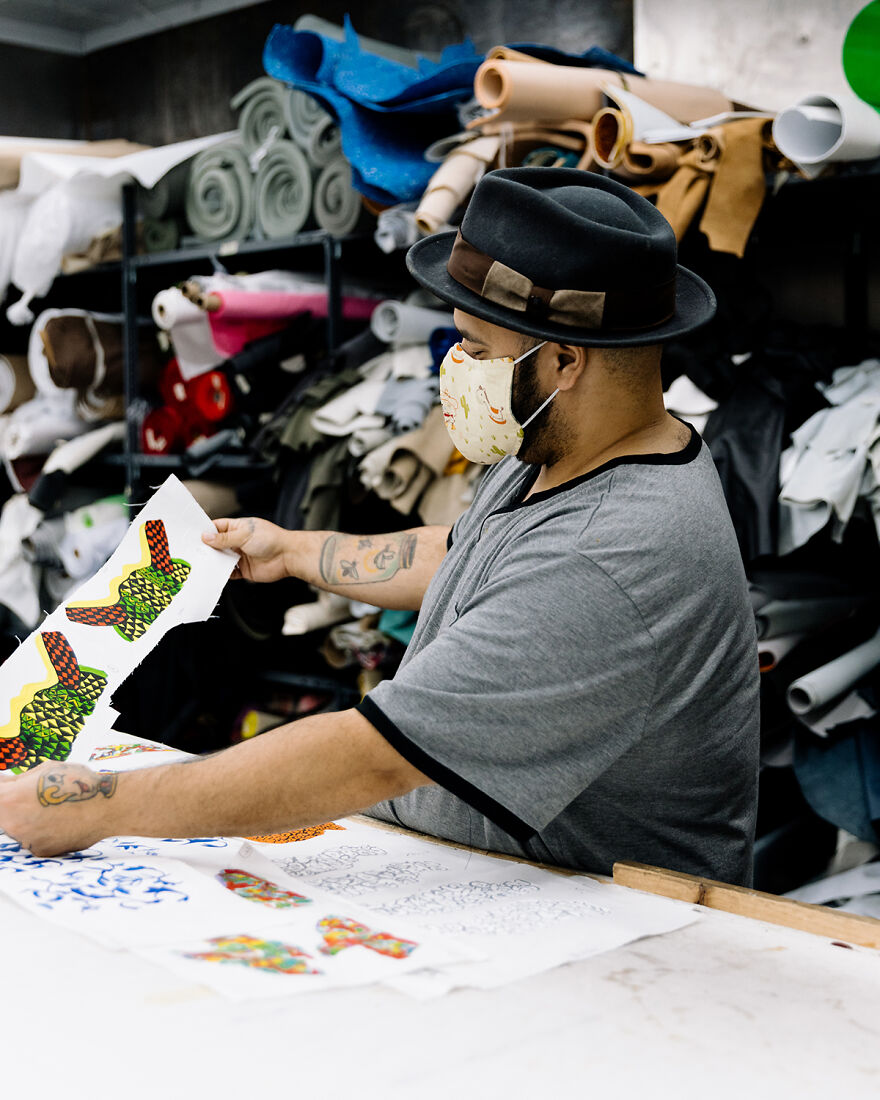 Artist Roberto Lugo Creates 2 Sneaker Masterpieces Artist Roberto Lugo Creates 2 Sneaker Masterpieces