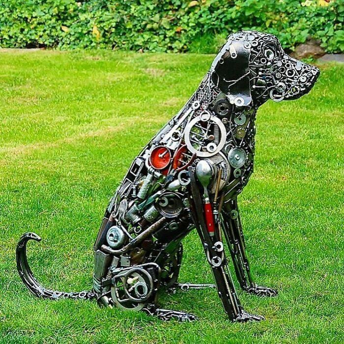 American Artist Brings Recycled Materials Back To Life, Here Are 30 Of His Incredible Sculptures
