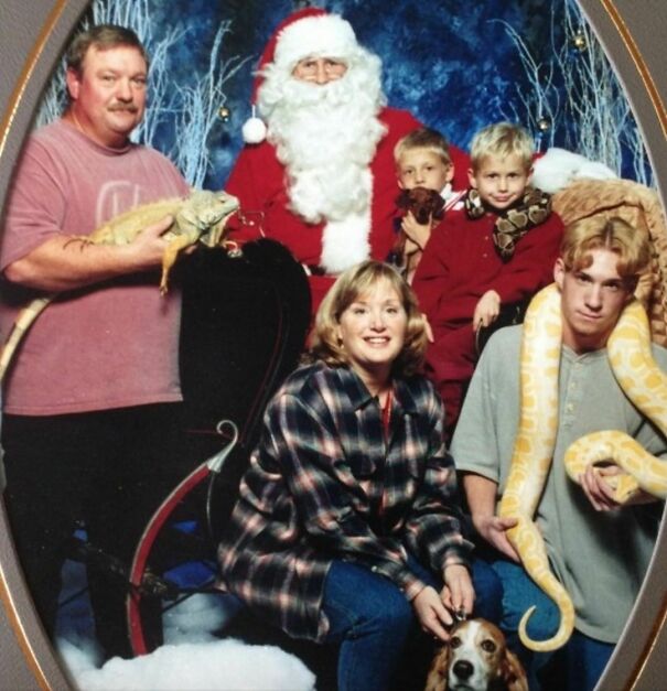 That’s Me, My Brother, My Cousin, And Aunt And Uncle. Oh, And All The Lizards