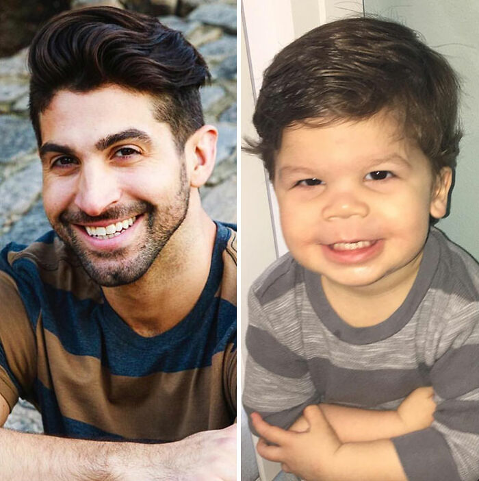 Mom Makes Fun Of Her Model Brother By Having Her Toddler Recreate His Poses, And Result Is Hilariously Adorable (76 New Pics)