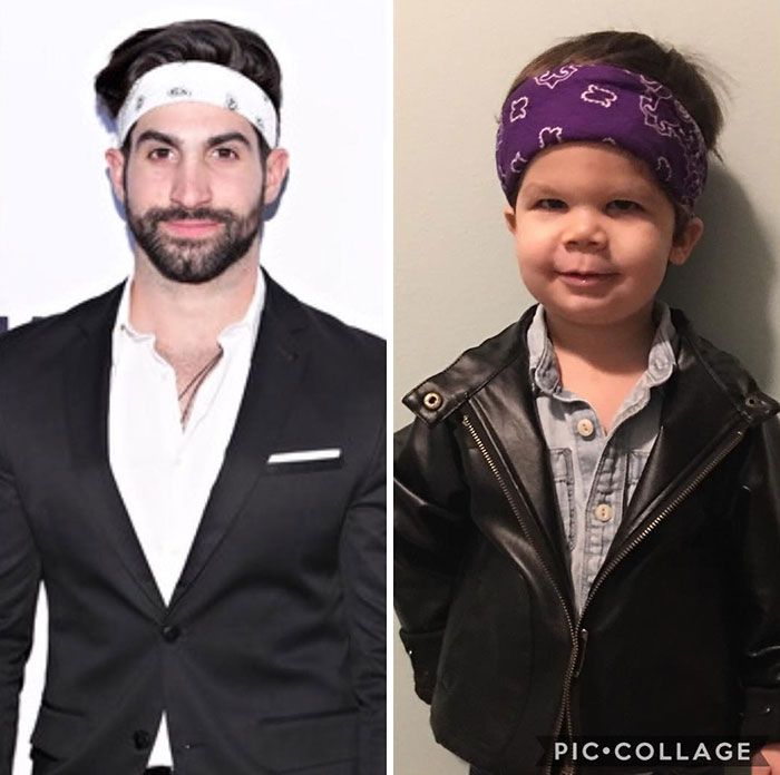 Mom Makes Fun Of Her Model Brother By Having Her Toddler Recreate His Poses, And Result Is Hilariously Adorable (76 New Pics)