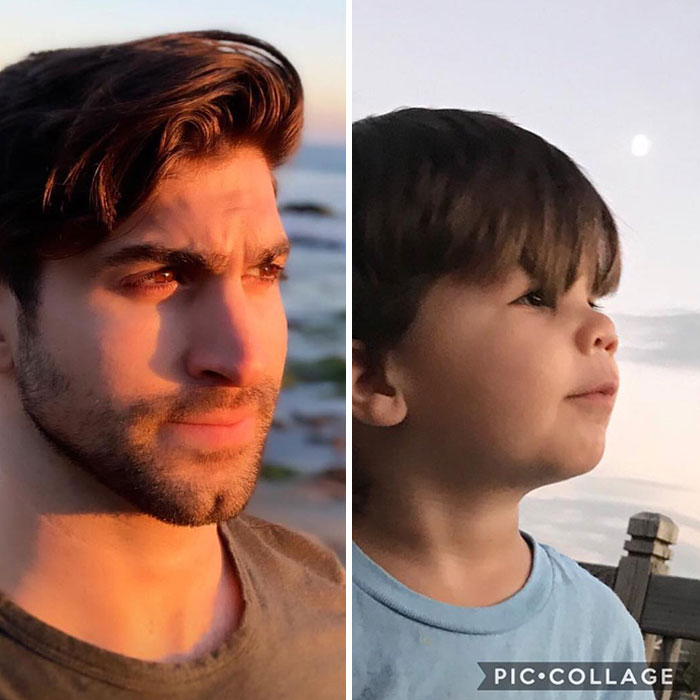 Mom Makes Fun Of Her Model Brother By Having Her Toddler Recreate His Poses, And Result Is Hilariously Adorable (76 New Pics)