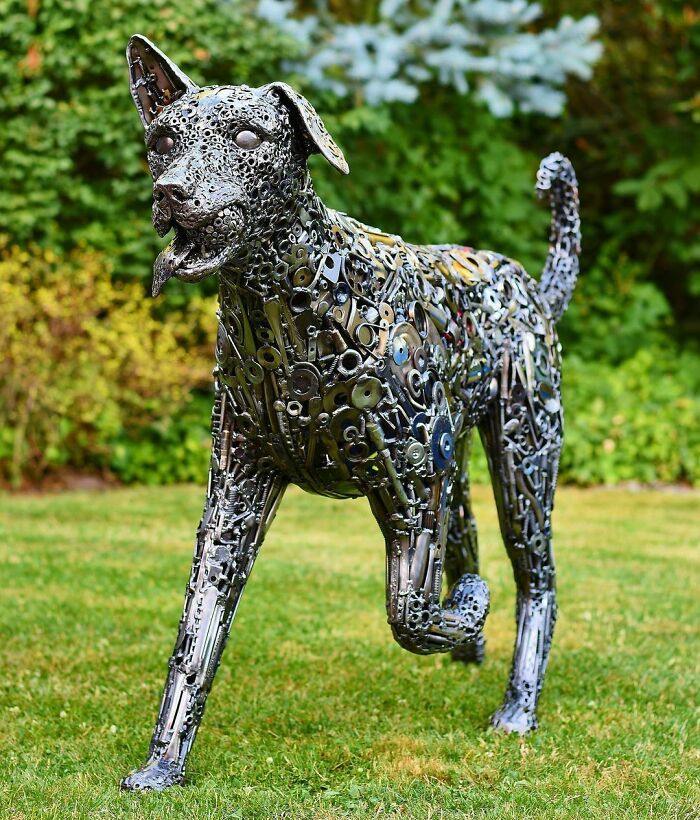 American Artist Brings Recycled Materials Back To Life, Here Are 30 Of His Incredible Sculptures