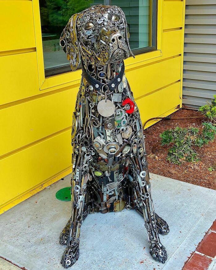 American Artist Brings Recycled Materials Back To Life, Here Are 30 Of His Incredible Sculptures