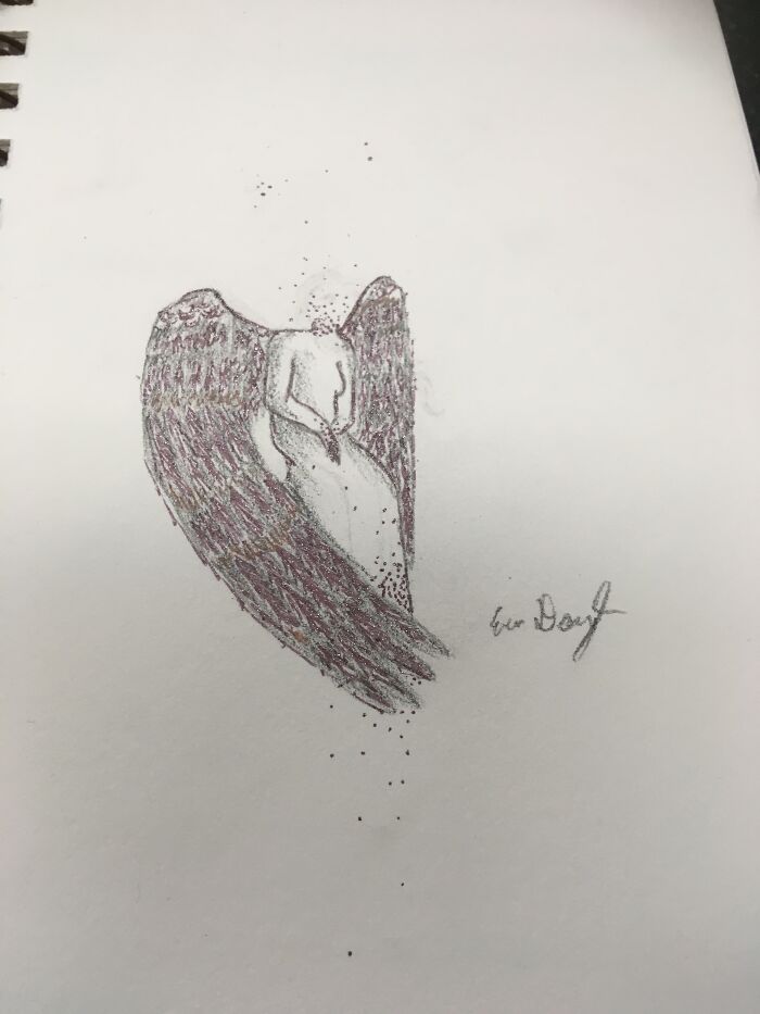 Daughter Wanted A Fantasy Angel Like Thing And Was Very Adamant About Not Wanting A Head. 😂