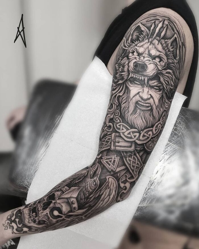 Viking Style Tattoo
