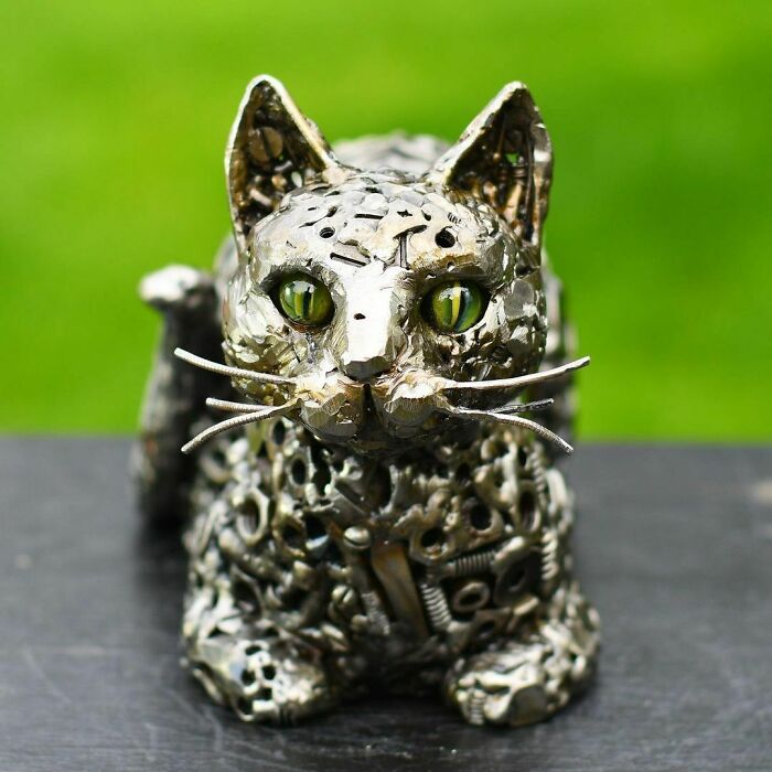 American Artist Brings Recycled Materials Back To Life, Here Are 30 Of His Incredible Sculptures