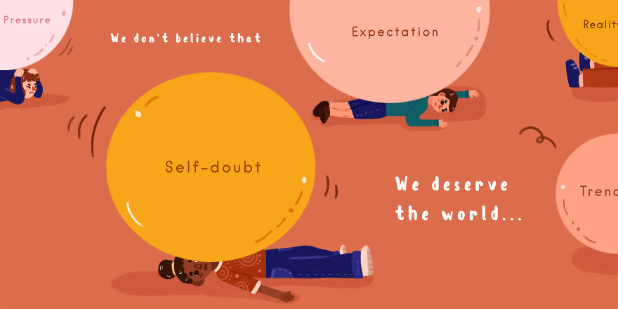 I Created 10 Cute Therapeutic Illustrations About Self-Acceptance I Created 10 Cute Therapeutic Illustrations About Self-Acceptance