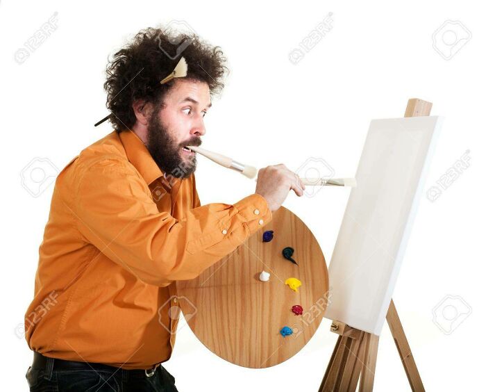 He’s Painting Nothing