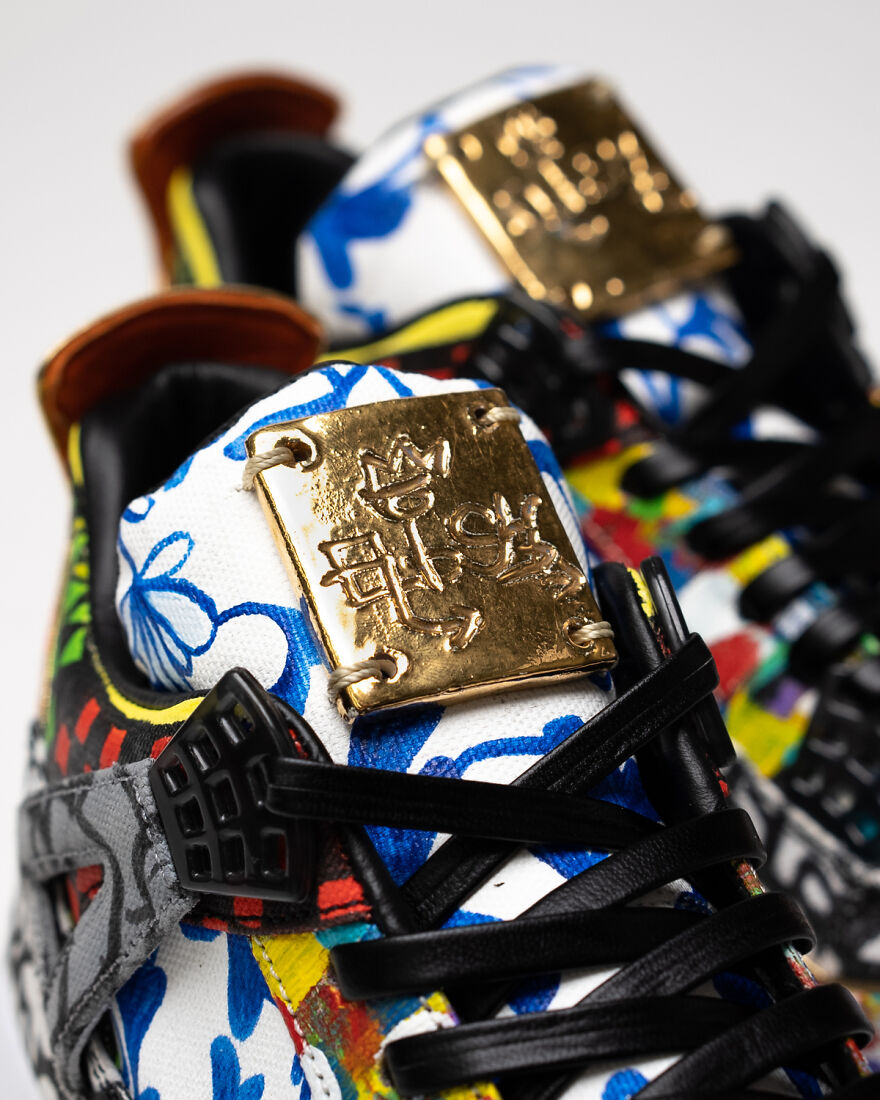 Artist Roberto Lugo Creates 2 Sneaker Masterpieces Artist Roberto Lugo Creates 2 Sneaker Masterpieces