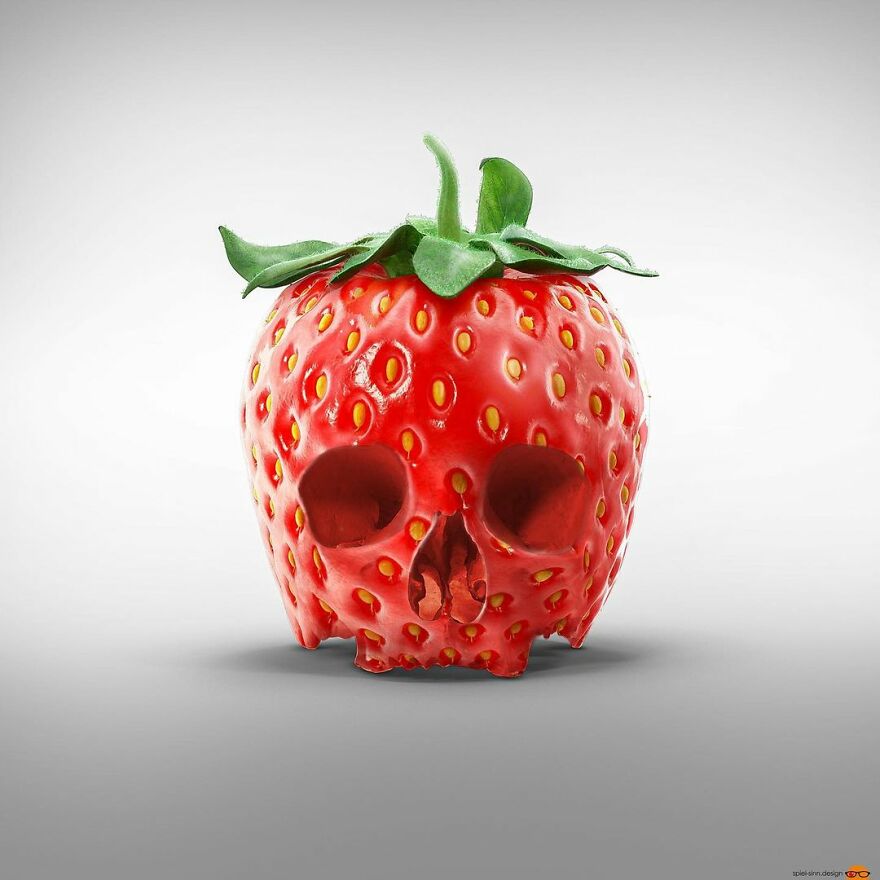 Digital Artist Makes Amazing Image Edits Using Animals, Fruits And Vegetables (120 Pics)
