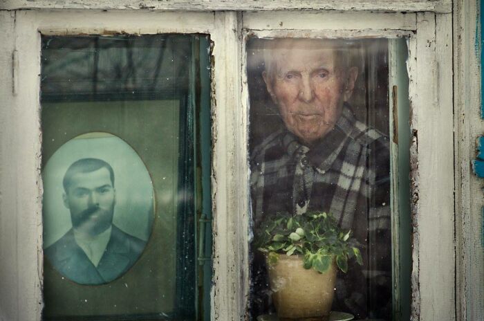 A Hundred-Year-Old Grandfather And His Father