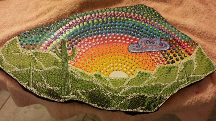 A Desert Sunset For A Friend Who Moved Away From Arizona