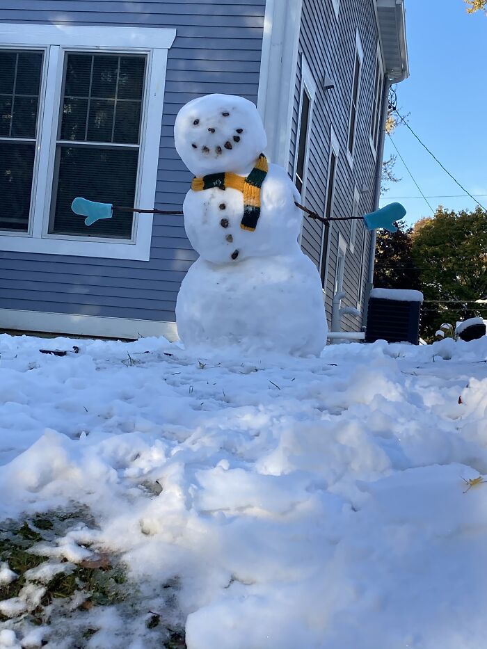 Snow In Minnesota. This Happened Back In October!