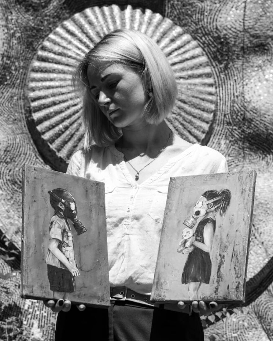 My Sister Created A Series Of Paintings About Chernobyl, Where She Works