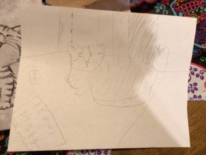 Ringo (My Cat) This I Copied From A Picture I Took.