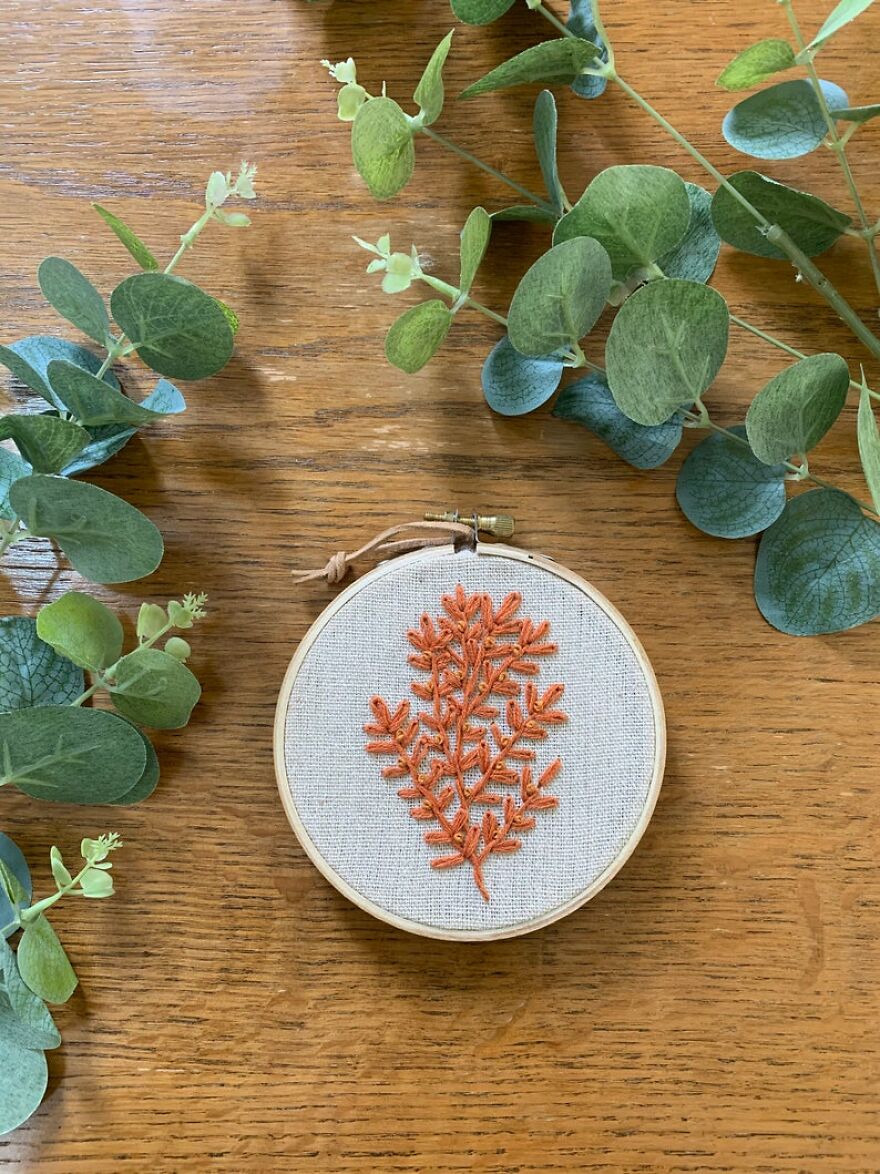 Orange Branches With Buds