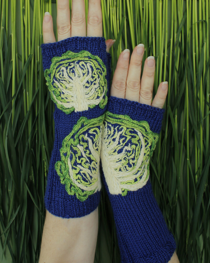 I Borrow Ideas From Nature And Create Unique Gloves With Nature-Inspired Embroidery
