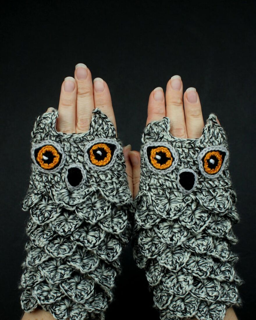I Borrow Ideas From Nature And Create Unique Gloves With Nature-Inspired Embroidery