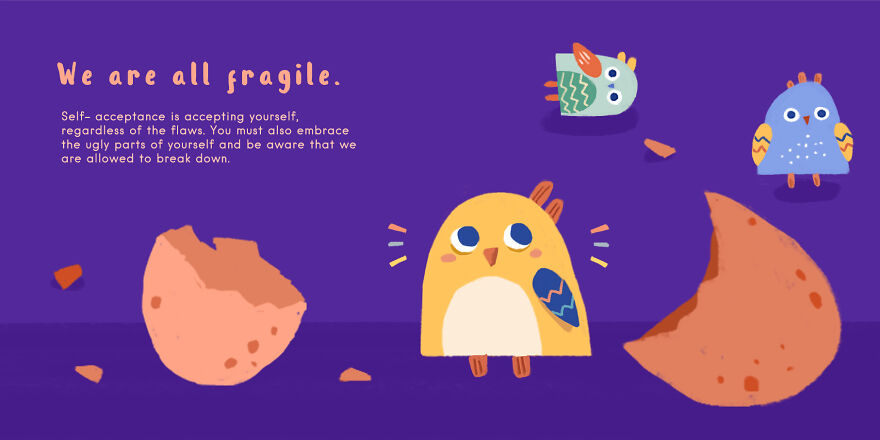 I Created 10 Cute Therapeutic Illustrations About Self-Acceptance I Created 10 Cute Therapeutic Illustrations About Self-Acceptance