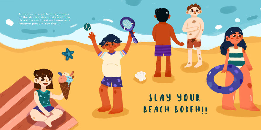 I Created 10 Cute Therapeutic Illustrations About Self-Acceptance