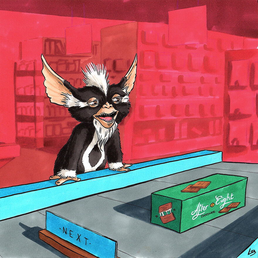 A Nasty Mogwai And Chocolate