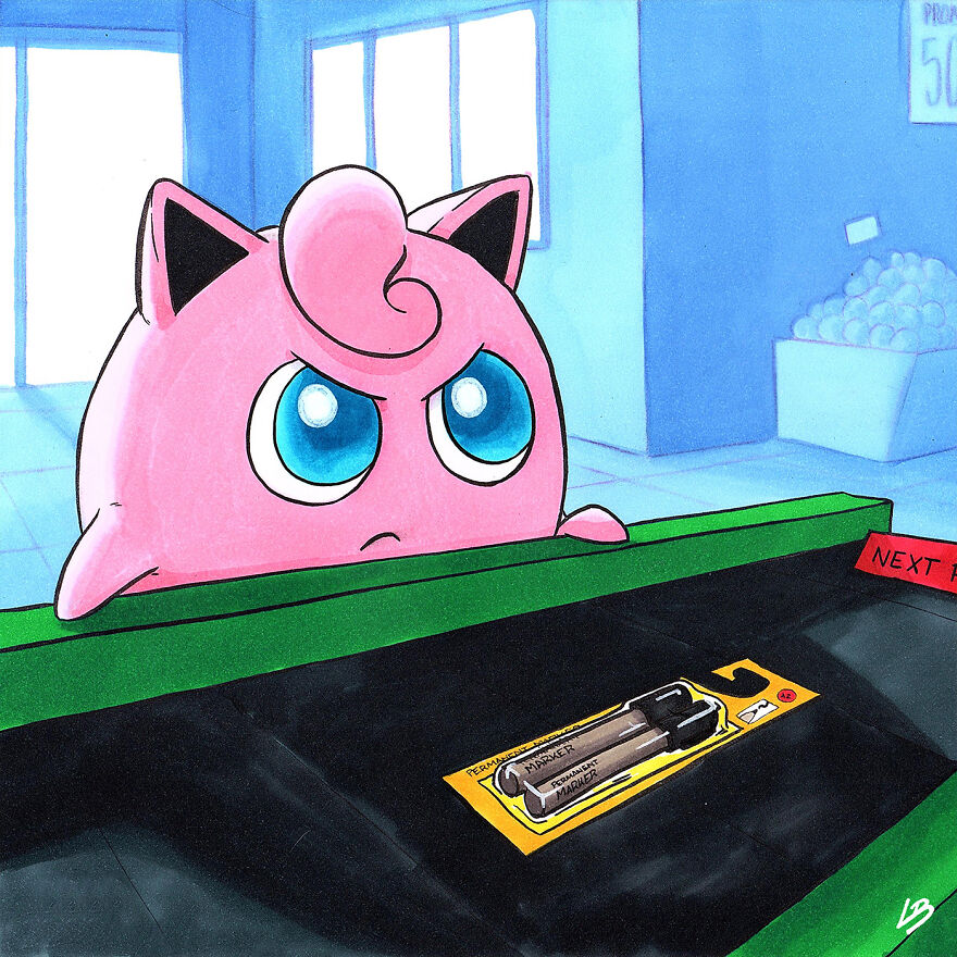 Jigglypuff And Markers
